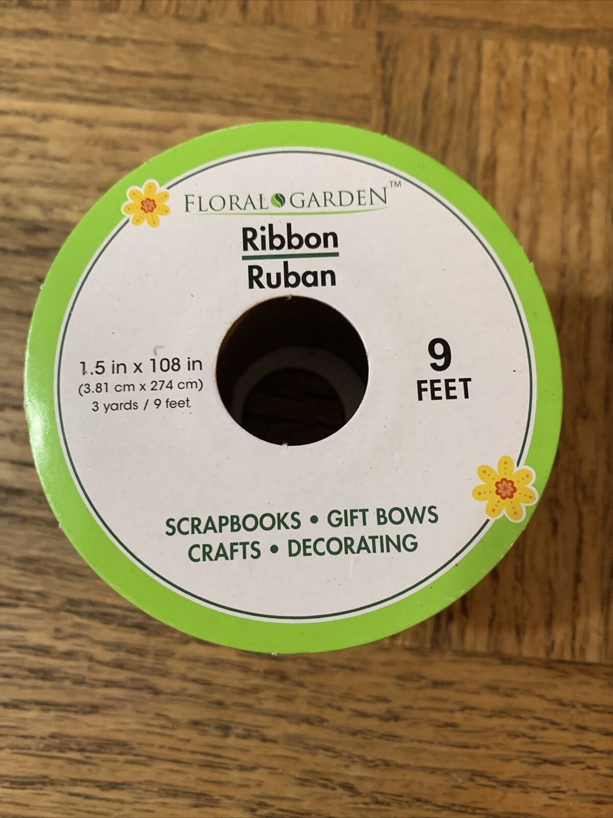 Floral Garden Ribbon Polka Dot - $11.76
