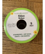 Floral Garden Ribbon Polka Dot - $11.76