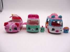 Moose Toys Shopkins Cutie Cars Collection 3 Diecast Vehicles Freezy Riders Softs - £8.74 GBP