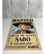 Wanted Dead Or Alive Sabo Marine Anime Poster One Piece Manga Series - £15.15 GBP