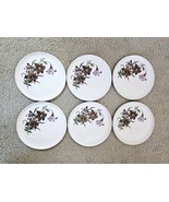 6 Vintage 1950s French Saxon China Tiger Lily Dinner Plates 10.25&quot; Union... - $1,120.23 MXN