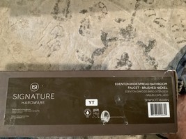 Signature Hardware 447883 Edenton Bathroom Faucet - Brushed Nickel - $2,834.53 MXN