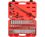 3/8 Inch Drive 6-Point Socket and Ratchet Set, 73-Piece (1/4-1 In., 6-24 Mm - £221.92 GBP