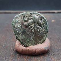 Ancient Greek Roman Byzantine Kushan Coin Green Patina Coin CN-7y - £22.89 GBP