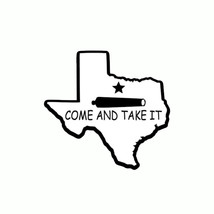 Texas Come And Take It Cannon Star Guns Tx Vinyl Decal Car Truck Sticker Cup v2 - £5.58 GBP