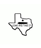 Texas COME AND TAKE IT cannon Star GUNS TX Vinyl Decal Car Truck Sticker... - £5.58 GBP