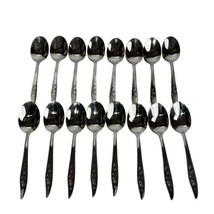 Sears Tradition MISTY ISLE  Stainless Steel  Dinner Spoon Set Of 16 - £38.75 GBP