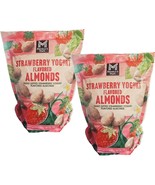 2 Packs  Strawberry Yogurt Almonds Member&#39;s Mark  NET WT  17.5 OZ - £28.05 GBP