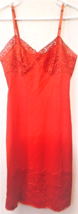 Size 34 Vintage Vanity Fair Semi Sheer Satin &amp; Lace Nightgown - £38.08 GBP
