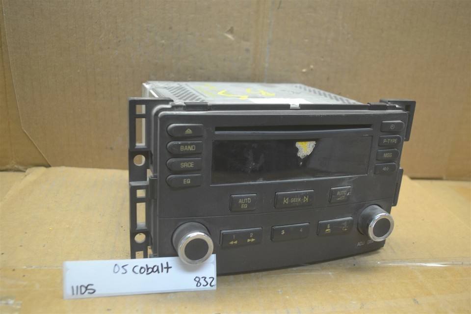 05-06 Chevrolet Cobalt AM FM CD Player Stereo 15851728 Radio Opt UN0 832... - $19.59