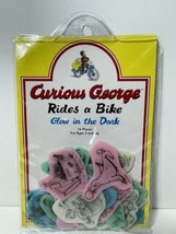Curious George Rides a Bike Glow in the Dark GITD Wall Decorations Set - £10.99 GBP
