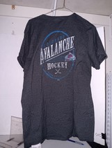 Colorado Avalanche NHL Hockey Shirt Majestic Mens Large Hanes Short Sleeve Crew - £15.98 GBP