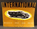 International Models D-60 and DR-60 Trucks Sales Brochure - $89.99