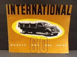 International Models D-60 and DR-60 Trucks Sales Brochure - $89.99
