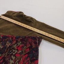 Columbia AL2906 Women’s Brown Multicolor 1/4 Button Pullover Fleece Sweatshirt M image 8