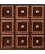 LOT of 36 Tiles Antique Gold DIY Decorative PVC Tiles for Ceiling or Wal... - £367.20 GBP