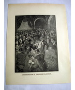 1901 2 Sided Illustrated Page President McKinley Assassination, Farewell... - $13.69 CAD