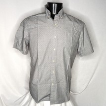 Men&#39;s Shirts Chaps Button Up Shirt for Men Gray Large - £7.64 GBP