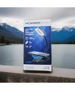 LED Desk Lamp with Fast Wireless Charger USB Charging Port Lamp Black - $20.20 CAD