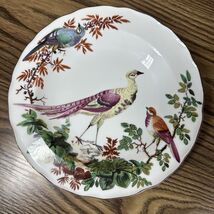 Mottahedah Chealsea Birds Pink Tail Left Salad Dessert Plate 8.25" Vista... - $59.39