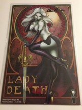 2019 Lady Death Apocalyptic Abyss #2 Billy Tucci Cover Signed by Brian Pulido - £13.58 GBP