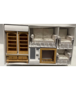 Dollhouse Living Room  Furniture 7PC Set NIB - $523.78 MXN