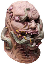Writhing Corruption Alien Facehugger Full Head Costume Latex Mask Adult One Size - £39.76 GBP