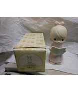Precious Moments Enesco &quot;Wishing You A Merry Christmas&quot; 1984 Porcel Figu... - $17.71 CAD