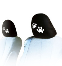 FOR CHEVY NEW PAIR INTERCHANGEABLE PAWS CAR SEAT HEADREST COVER GREAT GI... - £12.07 GBP