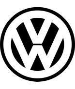 VW Logo 14&quot; Round Metal Sign - £31.41 GBP