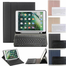 For iPad Air 3rd Generation 10.5 Keyboard Smart Leather Case WITH Pencil Holder - £118.10 GBP