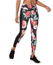 allbrand365 designer Womens Floral Print Ankle Leggings Size X-Small Color Black - £39.06 GBP