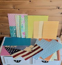 Craft Scrapbooking Paper High Quality Lot of 72 Sheets - $25.74