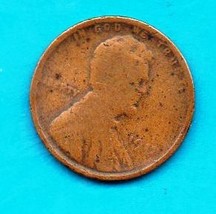 1917 Lincoln Wheat Penny- Circulated-Heavy Wear About VG - $0.10