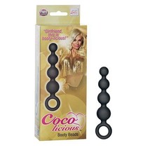 Coco Licious Silicone Booty Beads Black 4.5 Inch - $12.14