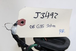 2007-2008 INFINITI G35 SEDAN REAR PASS RIGHT DOOR WIRE WIRING HARNESS J3492 image 5