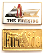 Fireside Dinner Theater Pin Lot 2 Fort Atkinson Wisconsin Souvenir Adver... - $24.60 CAD