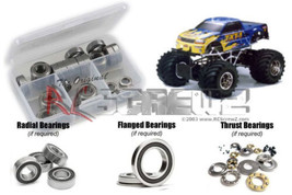 RCScrewZ Rubber Shielded Bearings tam011r for Tamiya TXT-1 Monster Truck #58280 - $46.93