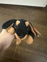 Ty Beanie Baby Doby The Doberman 8 Inch Plush Stuffed Animal Toy - $9.78