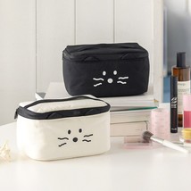 Brunch Brother Cat Makeup Bag Cute Cosmetic Pouch Case Organizer Large Capacity - $43.90