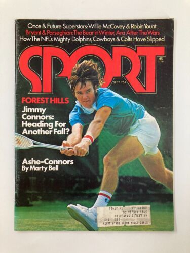 VTG Sport Magazine September 1975 Jimmy Connors Heading For Another Fall - $7.55