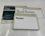 2021 Hyundai Tucson Owners Manual Handbook Set with Case OEM F04B33014 - $62.99