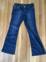 Beverly Hills Polo Club Womens Stretch Jeans Size 12 Dark Blue  - £8.88 GBP