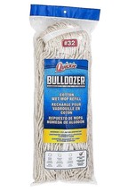 1 Quickie Bulldozer Cotton Wet Mop Refill Number 32 Replacement Head #32 0391GM - £20.79 GBP