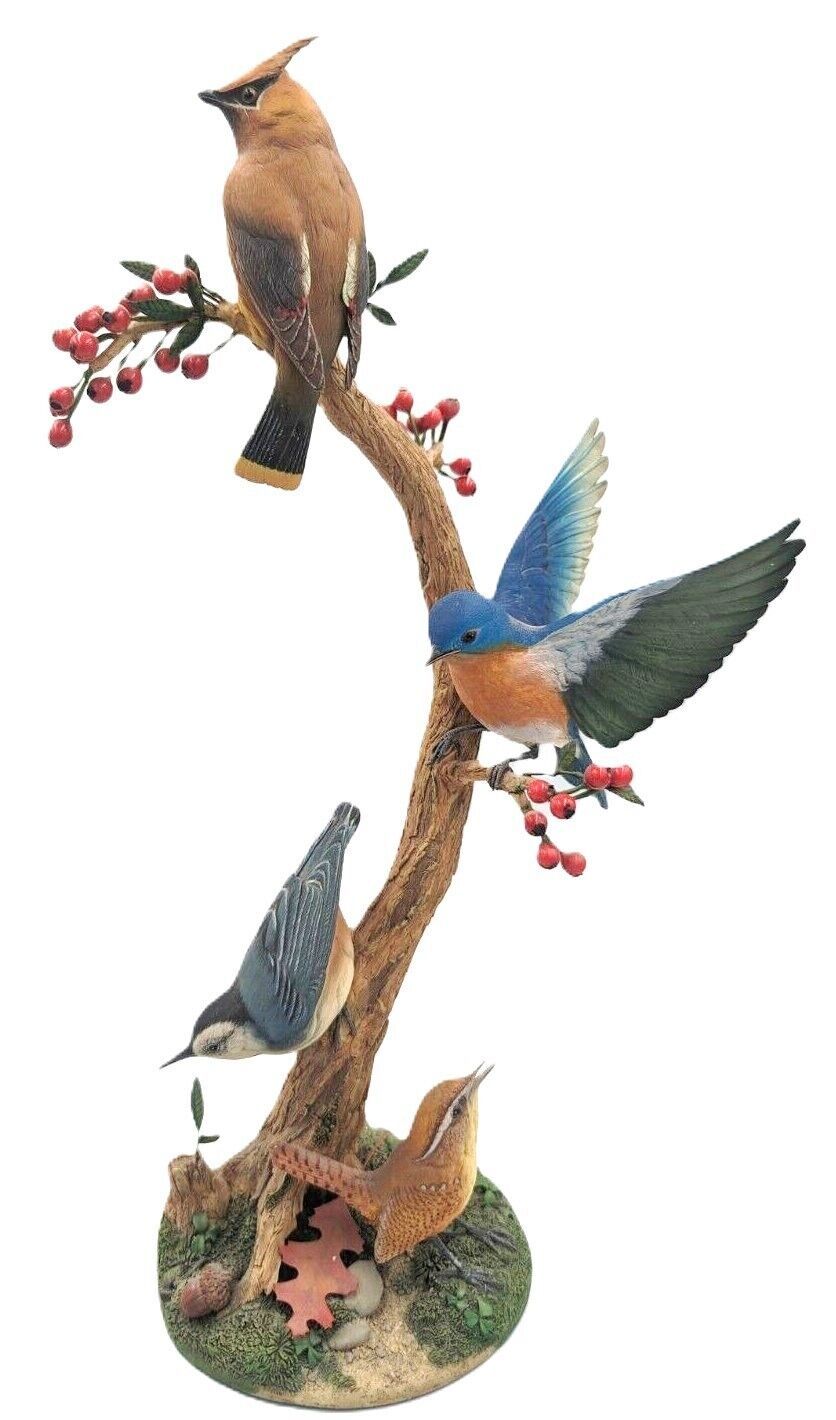 Primary image for Danbury Mint National Geographic Autumn Symphony 2001 Bird Figurine 15" Birding