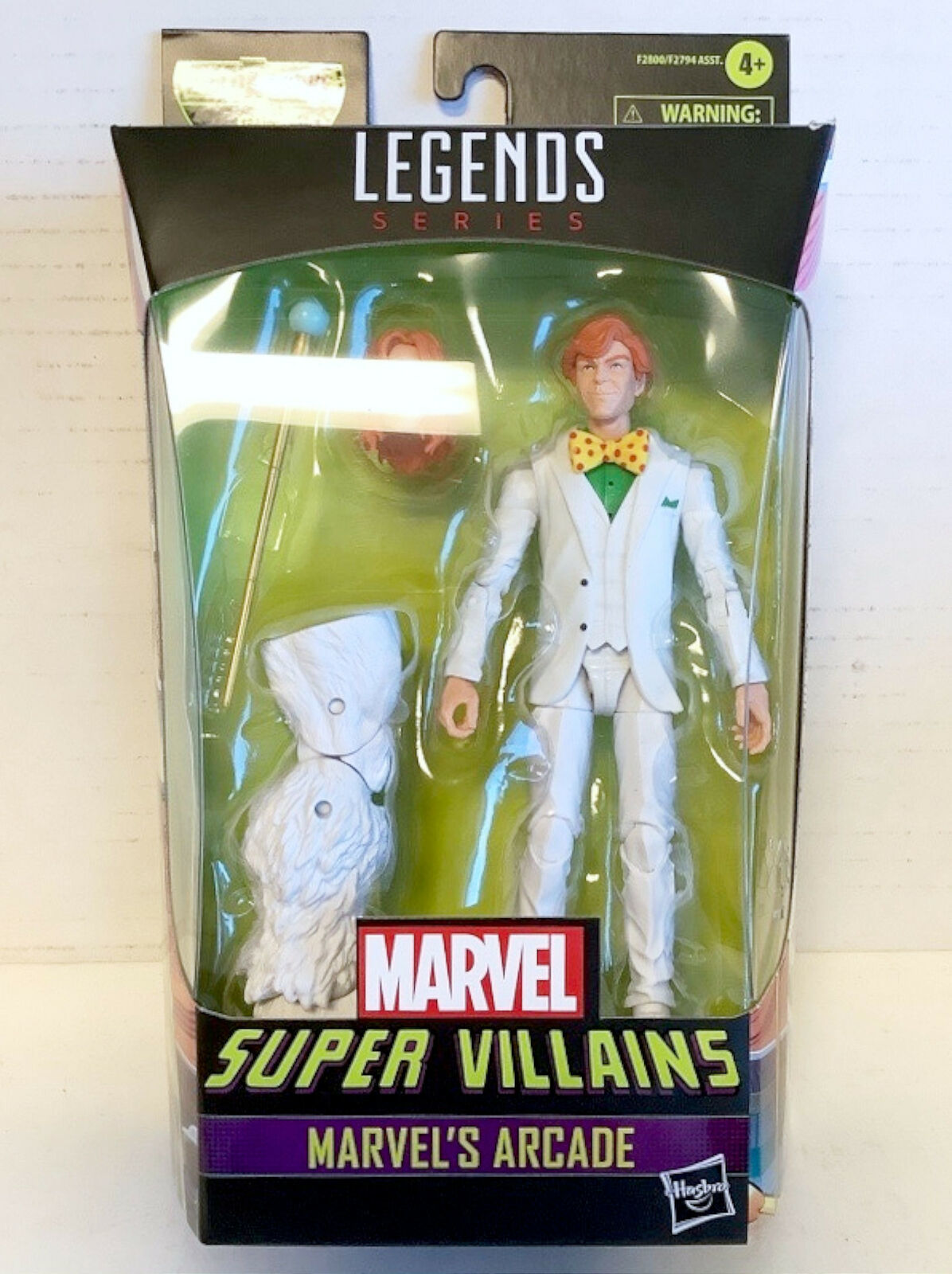 NEW Hasbro F2797 Marvel Legends Super Villains MARVEL'S ARCADE 6" Action Figure - $30.99