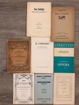 Vintage Opera Program Lot From 1920s-60s Libretto - £101.20 GBP