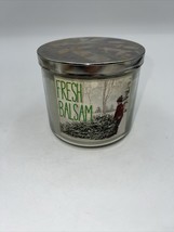 Bath Body Works 3-WICK 14.5OZ Candle Fresh Balsam New - £16.03 GBP