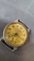 Vintage 40&#39;s 50&#39;s Tasman Tas Man Men&#39;s military-style wrist Watch second dial - £36.43 GBP