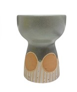 Gray &amp; Neutral World Market Pedestal Planter Vase Two Tone Pedestal Vase... - €34,49 EUR